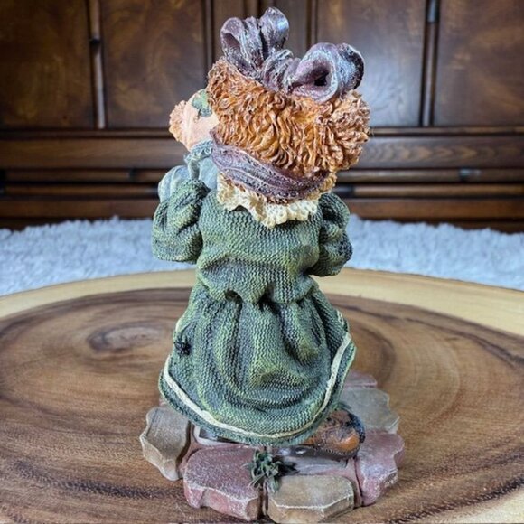 Vintage Boyds Bears Sissie & Squirt...Big Helper, Lil' Sipper Bearstone Figurine - Picture 8 of 10